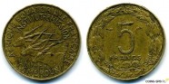 купить 5 франков 1958 Камерун 