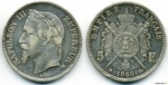 купить 5 франков 1868 Франция 