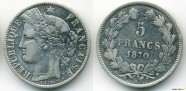 купить 5 франков 1870 Франция 