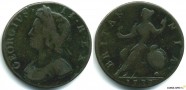 купить 1/2 пенни 1733 Великобритания 