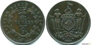 купить 1 цент 1891 Великобритания Британское Северное Борнео