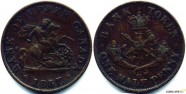 купить 1/2 пенни 1857 Великобритания Верхняя Канада