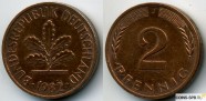купить 2 пфеннига 1982 Германия 