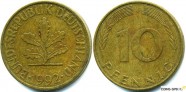 купить 10 пфеннигов 1992 Германия 