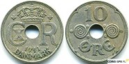 купить 10 эре 1941 Дания Фарерские острова