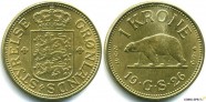 купить 1 крона 1926 Дания Гренландия