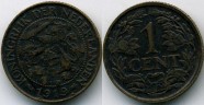 купить 1 цент 1919 Нидерланды 