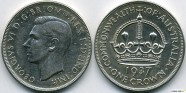 купить 1 крона 1937 Австралия 