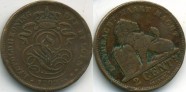 купить 2 сентима 1902 Бельгия 