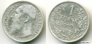 купить 1 франк 1909 Бельгия 