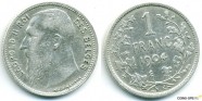 купить 1 франк 1904 Бельгия 