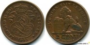 купить 2 сентима 1905 Бельгия 