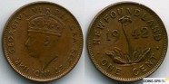 купить 1 цент 1942 Канада Ньюфаундленд