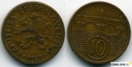 купить 10 геллеров 1929 Чехословакия 