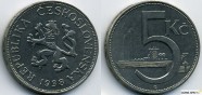 купить 5 крон 1938 Чехословакия 