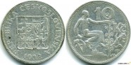 купить 10 крон 1932 Чехословакия 