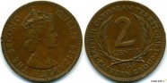 купить 2 цента 1955 Восточно-Карибские Государства 