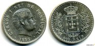 купить 500 рейс 1892 Португалия 