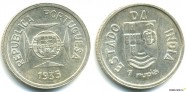купить 1 рупия 1935 Португалия Португальская Индия