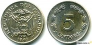 купить 5 центаво 1946 Эквадор 