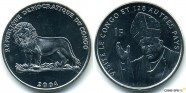 купить 1 франк 2004 Конго 